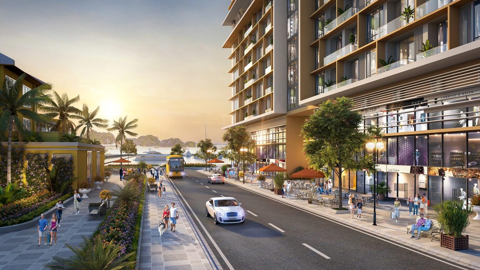 shophouse khối đế Aria Bay Hạ Long