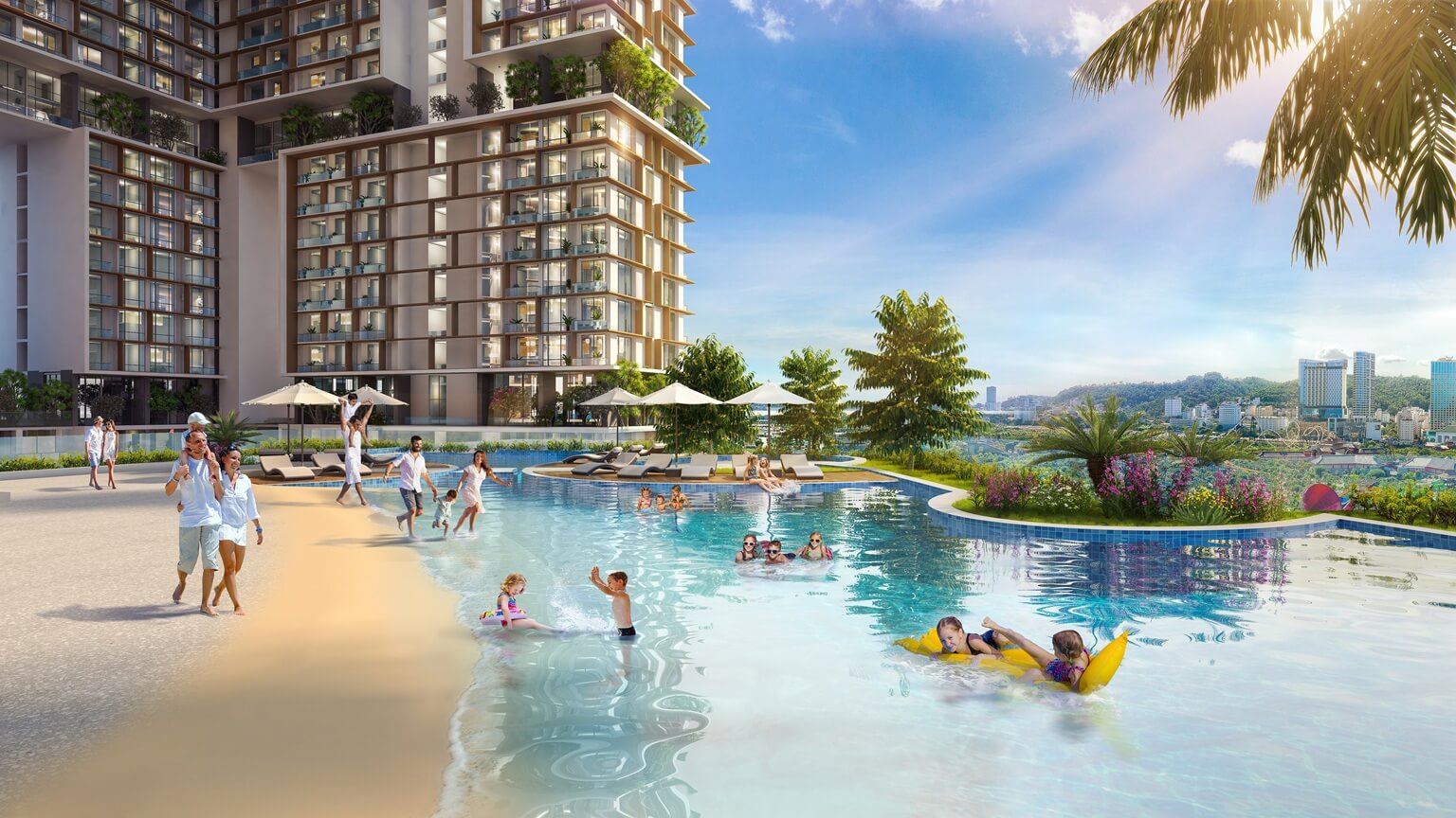 tiện ích dự án Sun Festo Town hạ long